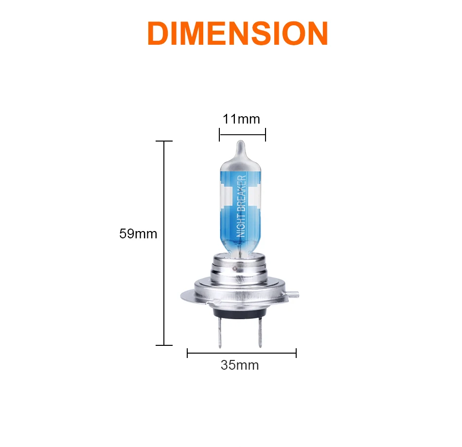 Лампа Ксеноновая OSRAM Night breaker автомобиля галогеновая ксеноновая лампочка высокий низкий пучок H4 12V 60/55W P43T 9003 H1 P14.5S H7 PX26D фар лампа 1 пара
