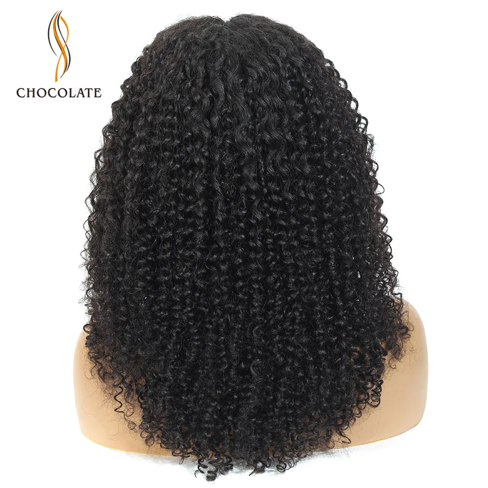 Афро кудрявые вьющиеся парики на сетке спереди человеческие волосы бразильские