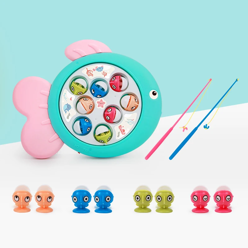 blue Beiens магнитная рыбалка игрушки для девочек мальчик, набор для рыбалки игрушки для детей, игра рыбалка, магнитная игра, р - Цвет: blue