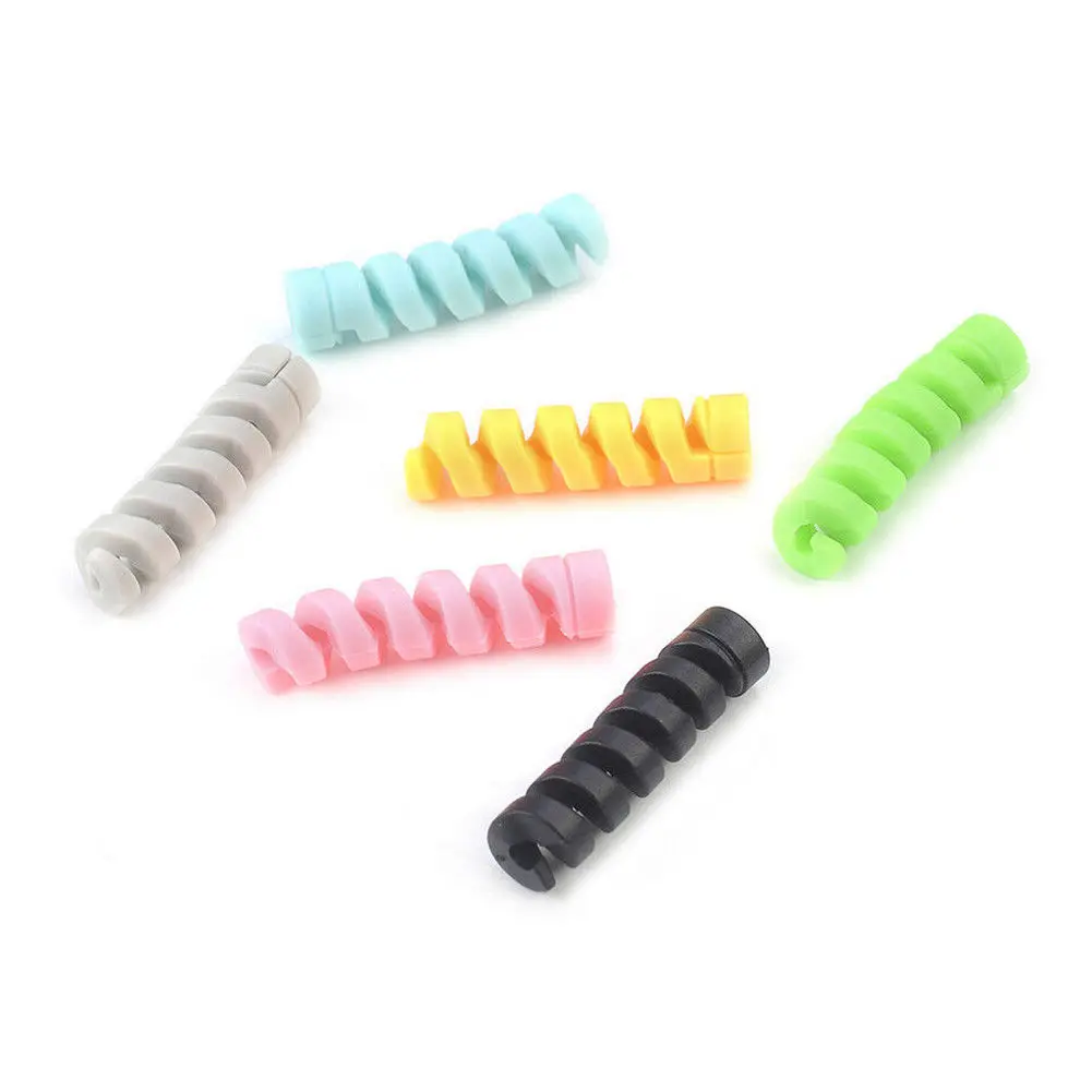 10Pcs Random Color for USB Saver Charger Cable Protector Holders Racks | Дом и сад