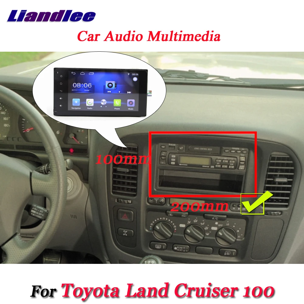 

Car Android Player Multimedia System For Toyota Land Cruiser 100 2003-2007 Radio Stereo Camera GPS Navigation Screen