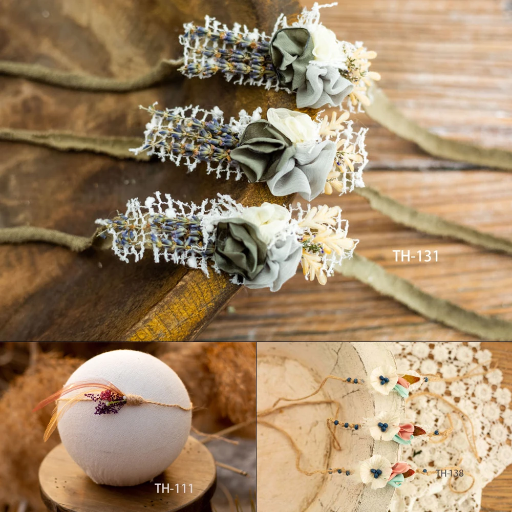 

Baby Girl Boy Headband For Newborn Photography Props Accessories Accessory Photoshoot Elastic Hair Band Ribbons Flower Hairband
