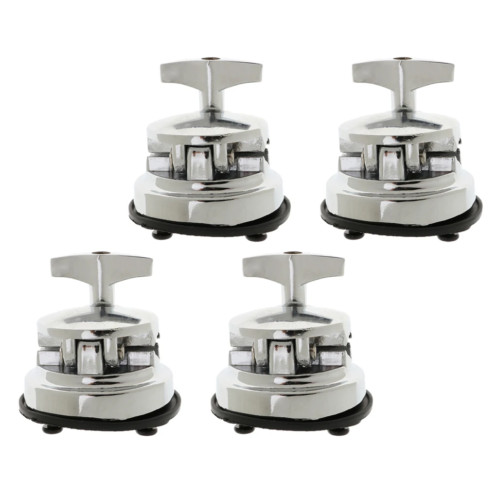 4x цинковый сплав держатель барабана опорная пластина барабан стойка зажим