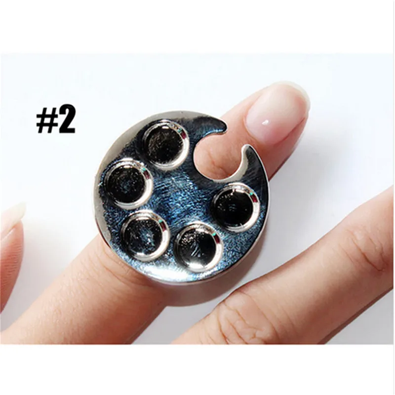 1 шт. DIY цветной инструмент для рисования ногтей мини гель Палитра лаков бесплатно