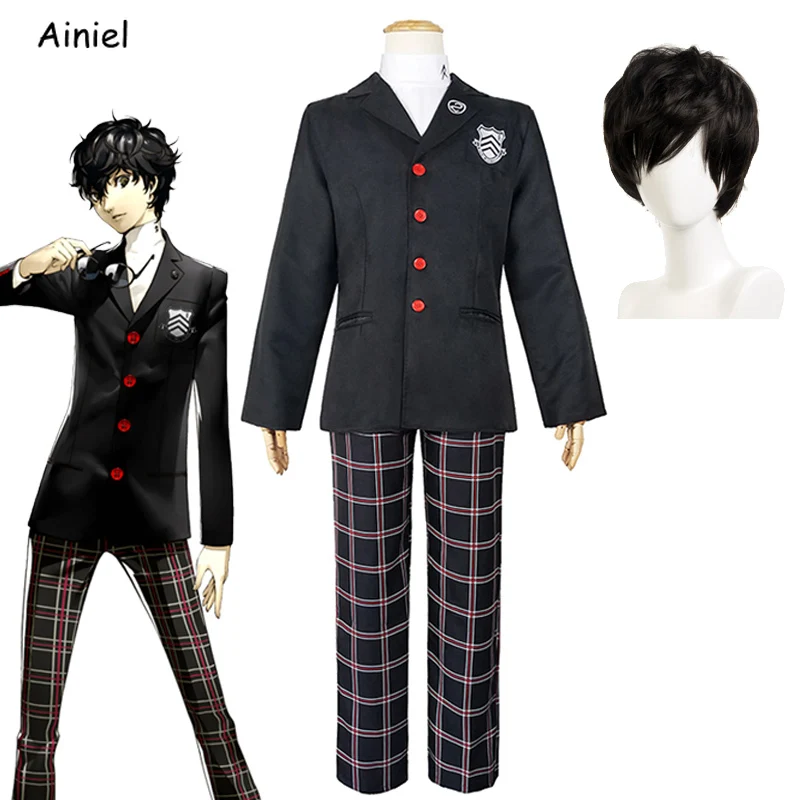 Костюм для косплея Persona 5 Akira Kurusu Ren Amamiya школьная форма костюм учеников ролевых игр