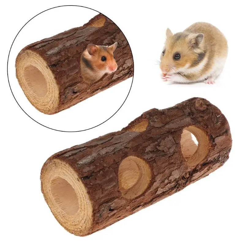 Деревянный туннель для животных маленький кролик Ferret игрушки домашних животных|