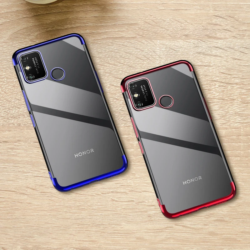 Прозрачный чехол с покрытием для Huawei Honor 9A 9X PRO PREMIUM 9S 9C 9 LITE 8A Prime 8S 8C 8X 8 Lite модный