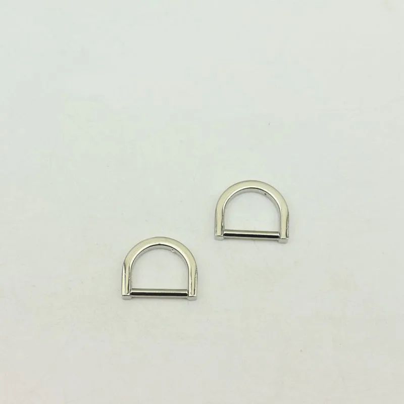 30Pcs 20mm Inner Dia Metal D Ring Diecast Hook Buckles for Bag Strap Clasps Keychain DIY Handbag Clothing Hardware Accessories