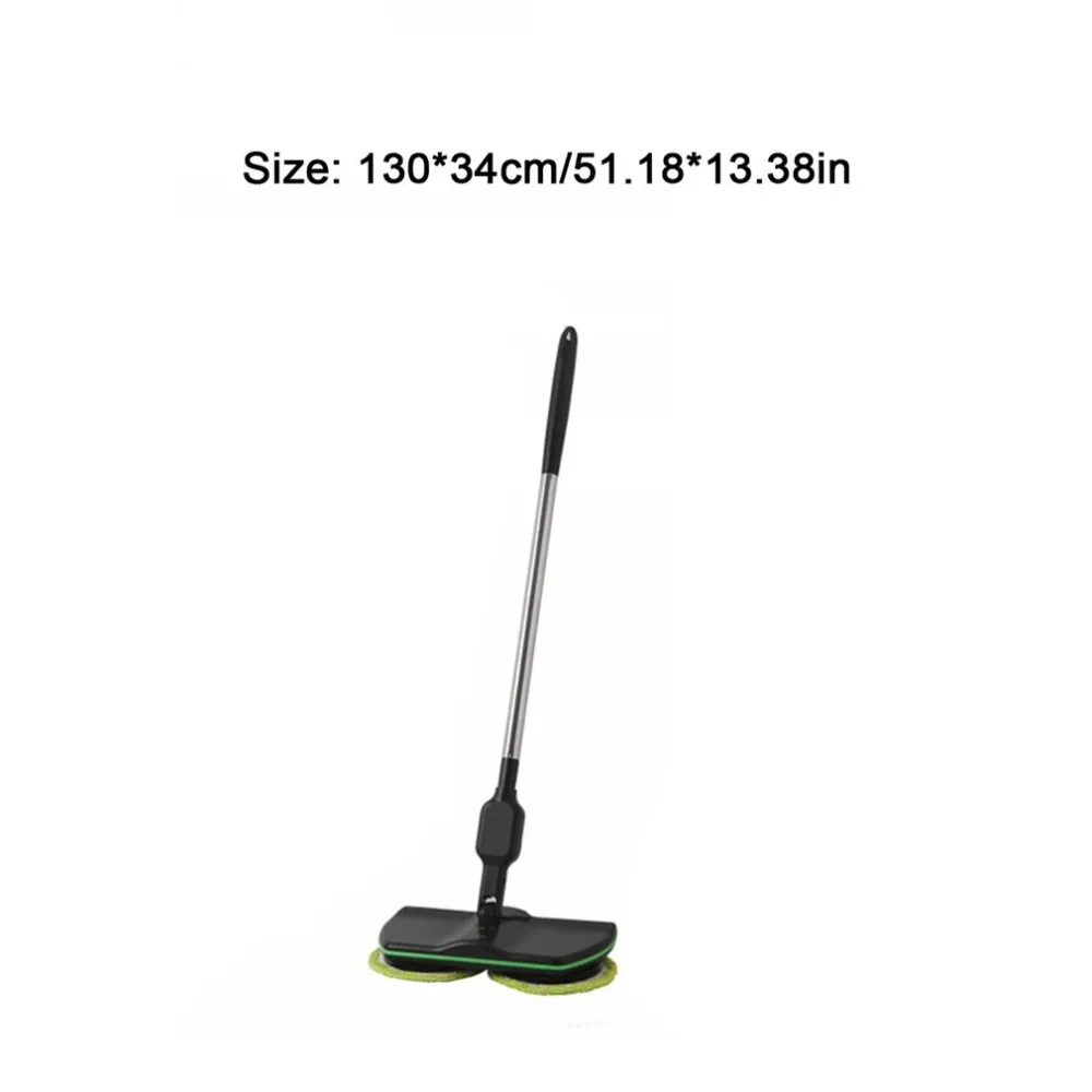 Rechargeable All-round Rotation Cordless Floor Cleaner Scrubber Polisher Electric Rotary Mop Microfiber Cleaning for Home | Дом и сад