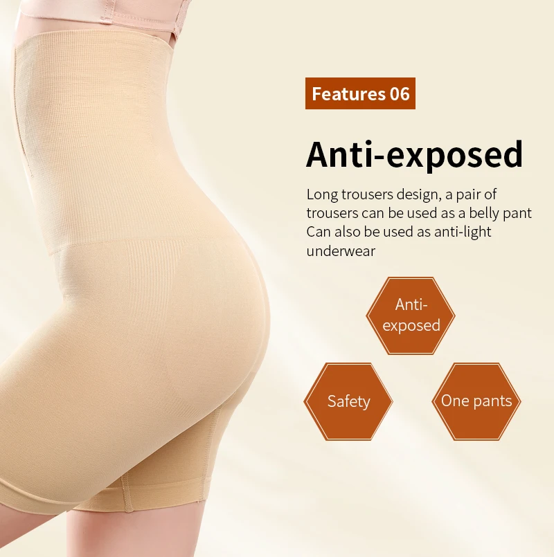 Бесшовное утягивающее белье с завышенной талией, утягивающее белье для женщин, моделирующее белье, Утягивающее нижнее белье