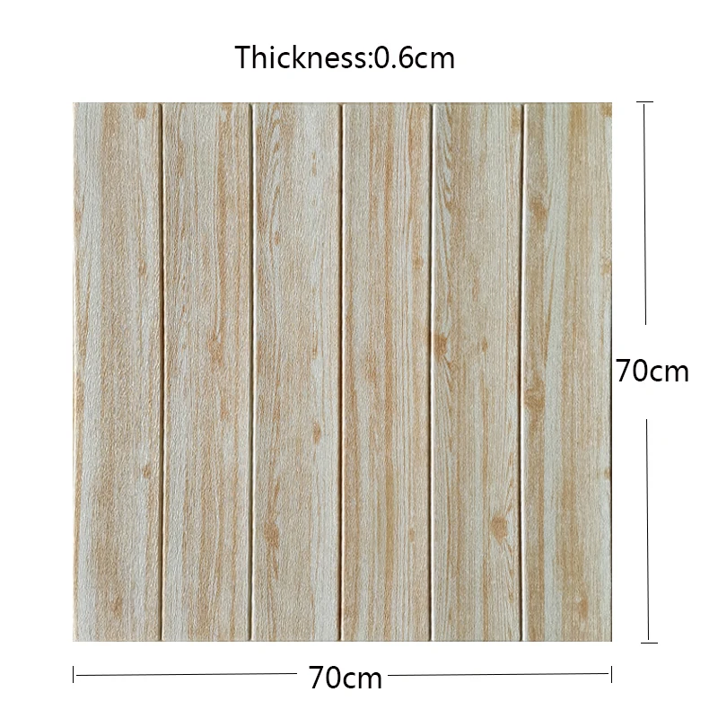 3d wood grain wall sticker high quality self adhesive waterproof panel sticker for living room bedroom kitchen wall decor 15pcs free global shipping