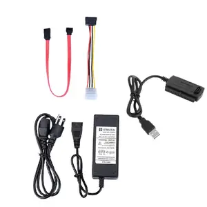 hard disk adapter sata pata ide drive to usb 2 0 adapter converter cable for hard drive disk hdd 2 5 3 5 with external ac free global shipping