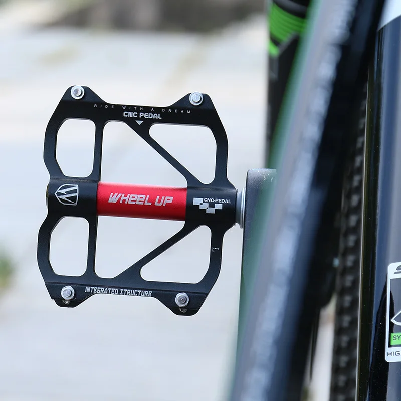 

MTB Cycling Ultralight Pedal Bike Bicycle Sealed DU Bearing Pedals Aluminum Alloy CRMO Non-slip Cleat Bike Part Pedals