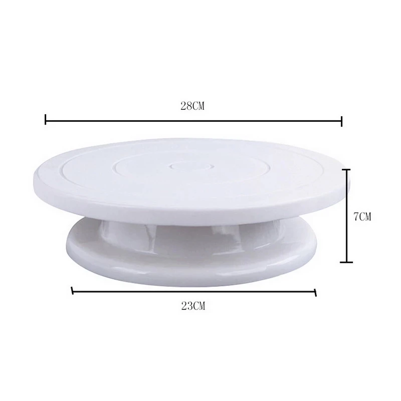 

Plastic Taart Draaitafel Diy Bakken Cake Stand Cake Turntable Roterende Taart Tools Bakken Tool Keuken Benodigdheden