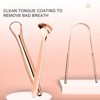 hot sale healthy tongue brush excellent fit ergonomics handle 3 types stainless steel tongue scraper metal cleaner for home use