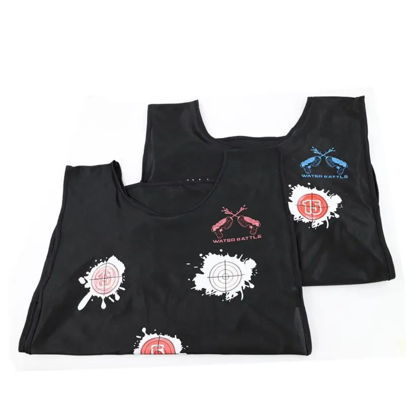 

Форма 2 шт. жилеты с активацией водой, водные битвы, игрушка для детей на заднем дворе, отличное уличное водное развлечение для детей в возрас...