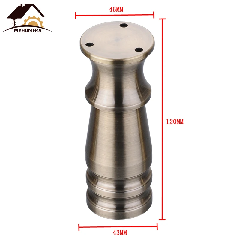 Color D 120mm Myhomera 80 мм-150 мм мебельные ножки, регулируемые ножки для шкафа, дивана, алюминиевый шкаф, журнальный чайный столик, ванная комната, защитная ножка - Цвет: Color D 120mm