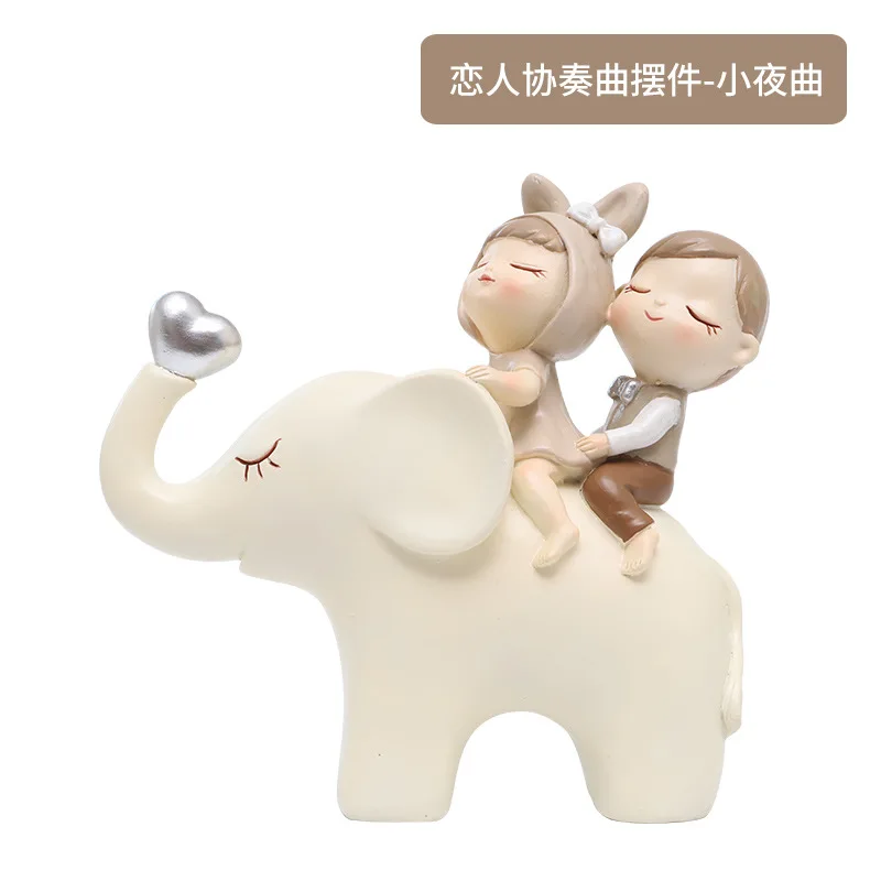 

Ins Nordic Love Valentine's Day Gifts Resin Crafts Desktop Home Decoration Ornaments Decor Decorations for Home Home Decore