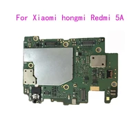 tested full work original unlock for xiaomi redmi 5a motherboard for hongmi redmi 5a logic board mainboard with chips android os