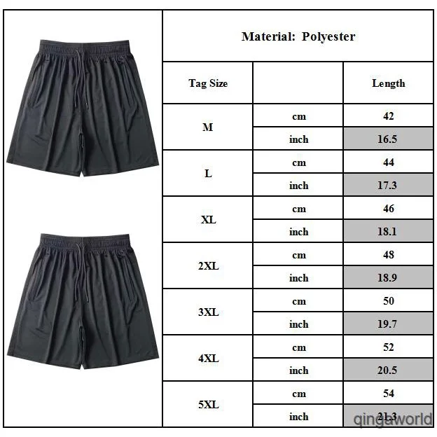 

Online Mens Casual Black Shorts Mid Waist Straight Drawstring Loose