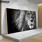 Большой Африканский леопард лев Животные лицо холст картины стены Искусство животных Львы картины для гостиной