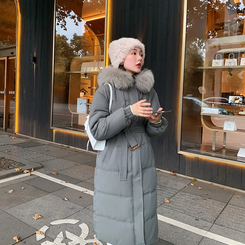 X-Long зимние пальто женская пуховая куртка хлопковая одежда зимняя Толстая