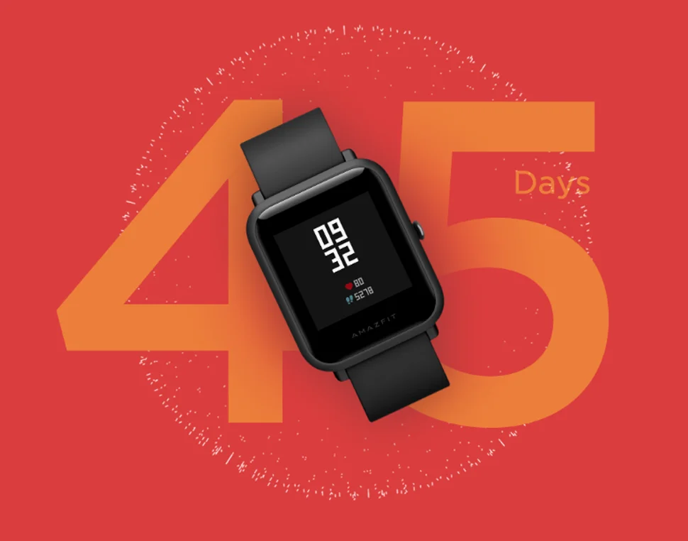 Смарт-часы xiaomi Huami Amazfit Bip lite, Bluetooth, умные часы huami amazfit BipLite, монитор сердечного ритма, 45 дней