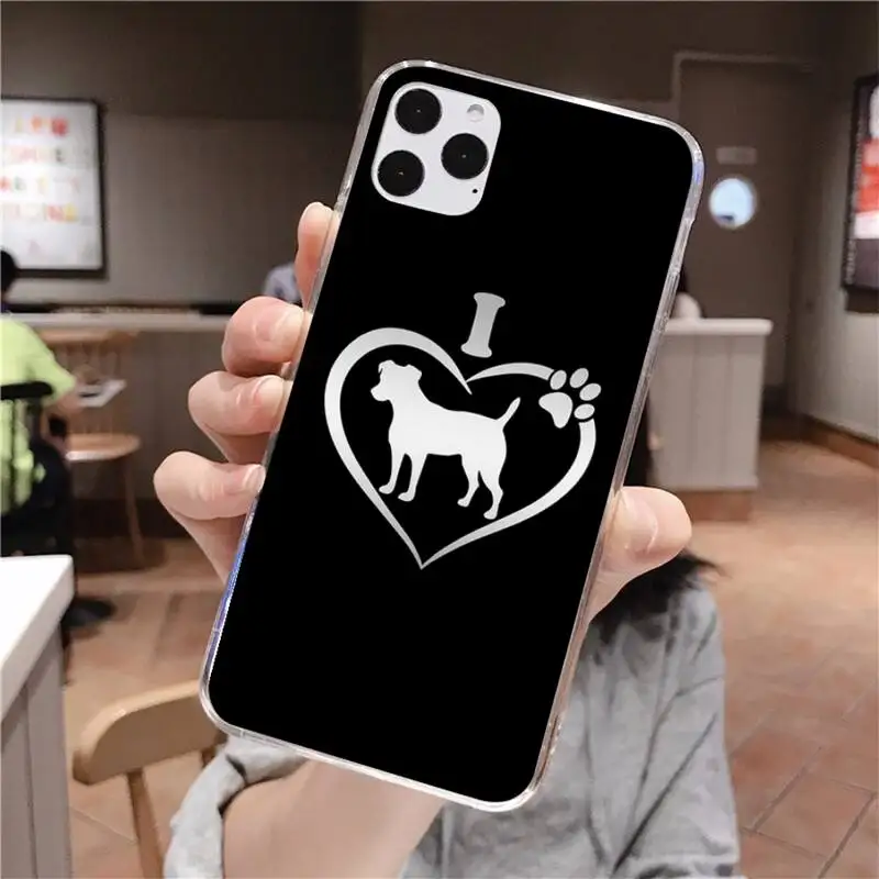 

Jack Russell Terrier Dog Phone Case For iphone 12 11 Pro Max Mini XS Max 8 7 6 6S Plus X 5S SE 2020 XR Silicone Soft Cover