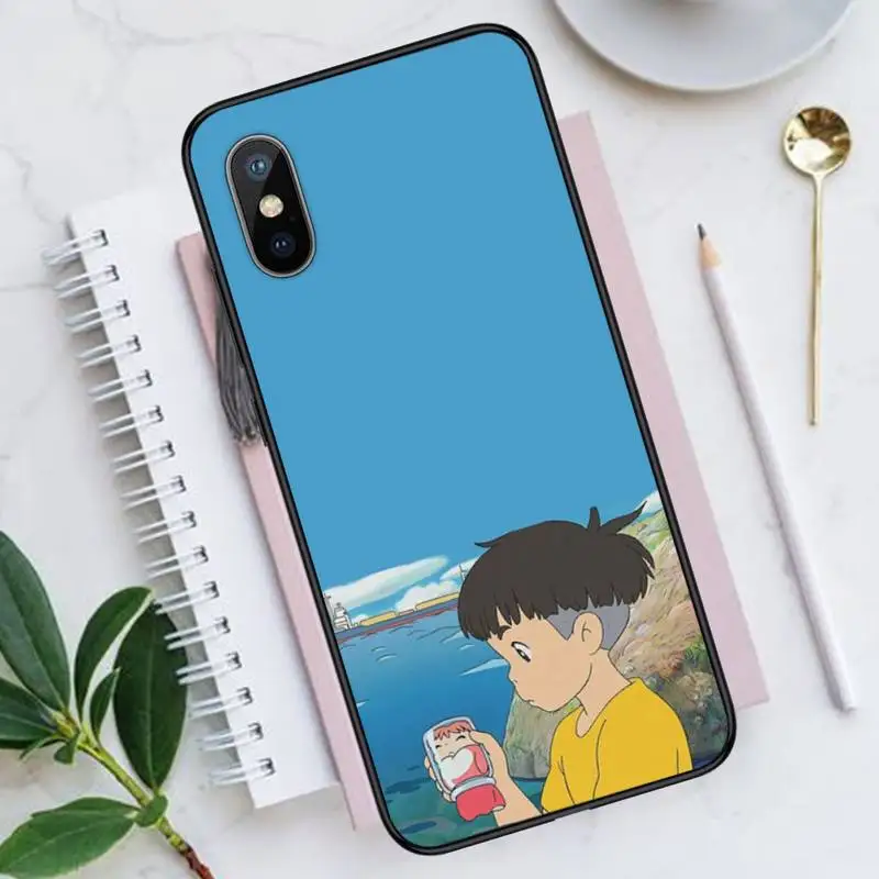 

Cartoon Ponyo on the Cliff Phone Case for iPhone 11 12 mini pro XS MAX 8 7 6 6S Plus X 5S SE 2020 XR