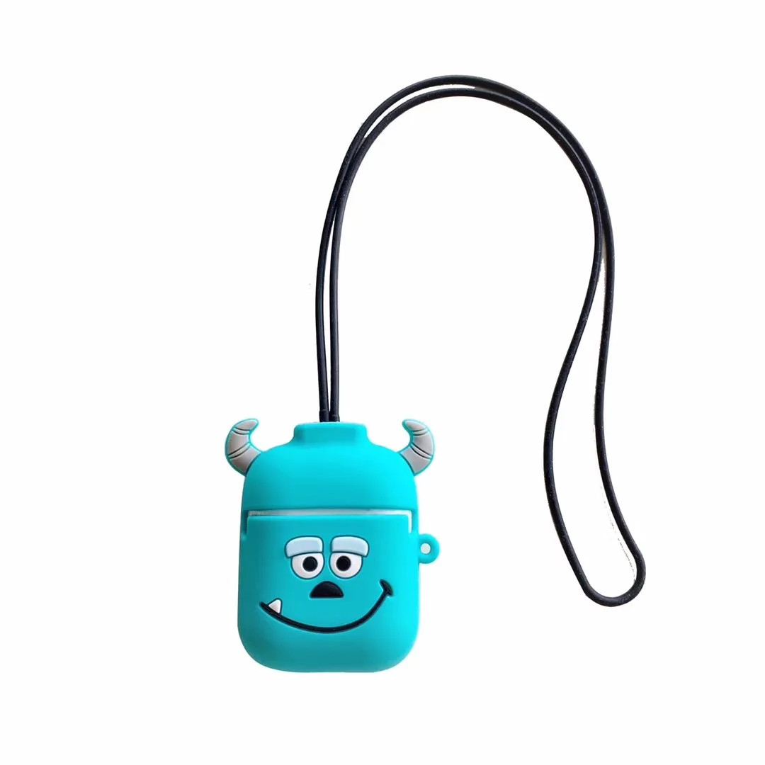 A11 Cute Cartoon Headset case For AirPods 1:1 Case for air pods 2 i12 tws i10 i30 i11 i7s i9s i60 Bluetooth Earphone silicon cover - Цвет: A11