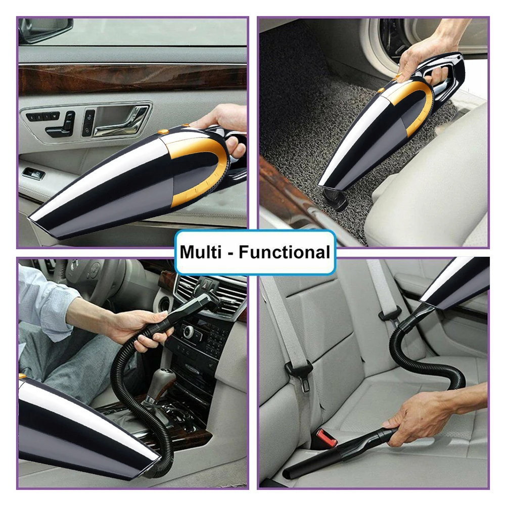 

3800pa Handheld Vacuum Cleaner Wireless Handheld Car Vacuum 120W high suction Cordless Wet/Dry Auto Dust Vacuum For Car Home