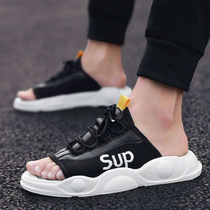 Летние мужские тапочки для сообщения сандалии бассейна шлепанцы ванной легкие |