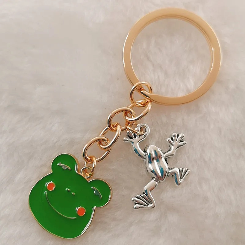 Cute animal keychain frog souvenir gift |