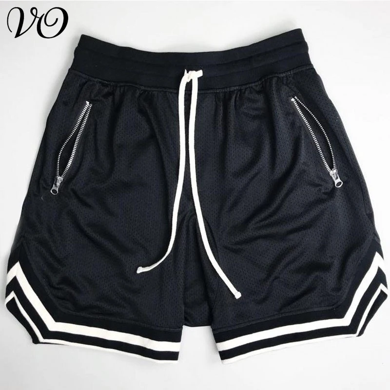 Шорты мужские спортивные сетчатые Джоггеры для фитнеса быстросохнущие дышащие