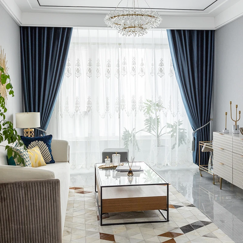 Белый вышитый занавес для спальни в деревенском стиле элегантные романтические