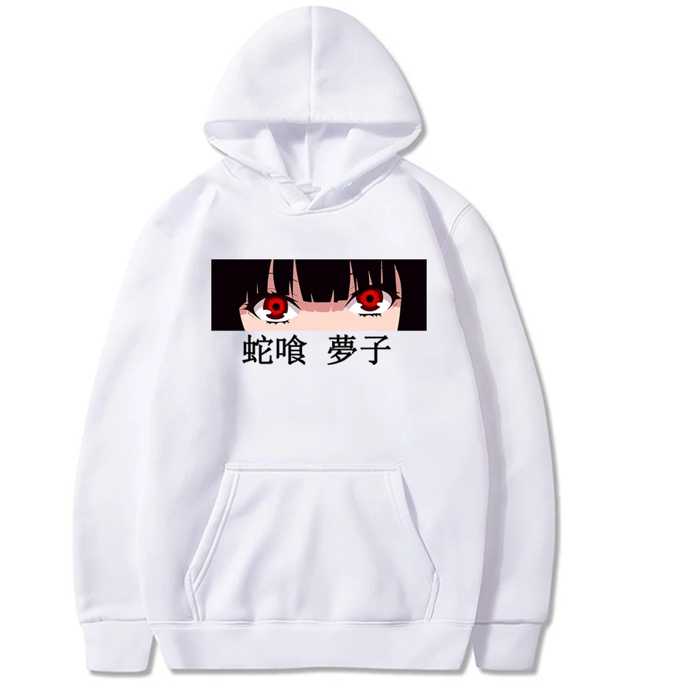 

Women Autumn Sweatshirt Anime Cute Kawaii Kakegurui Jabami Yumeko Eyes Print Hoodies Mens Casual Loose Pullover Tops Hotsale