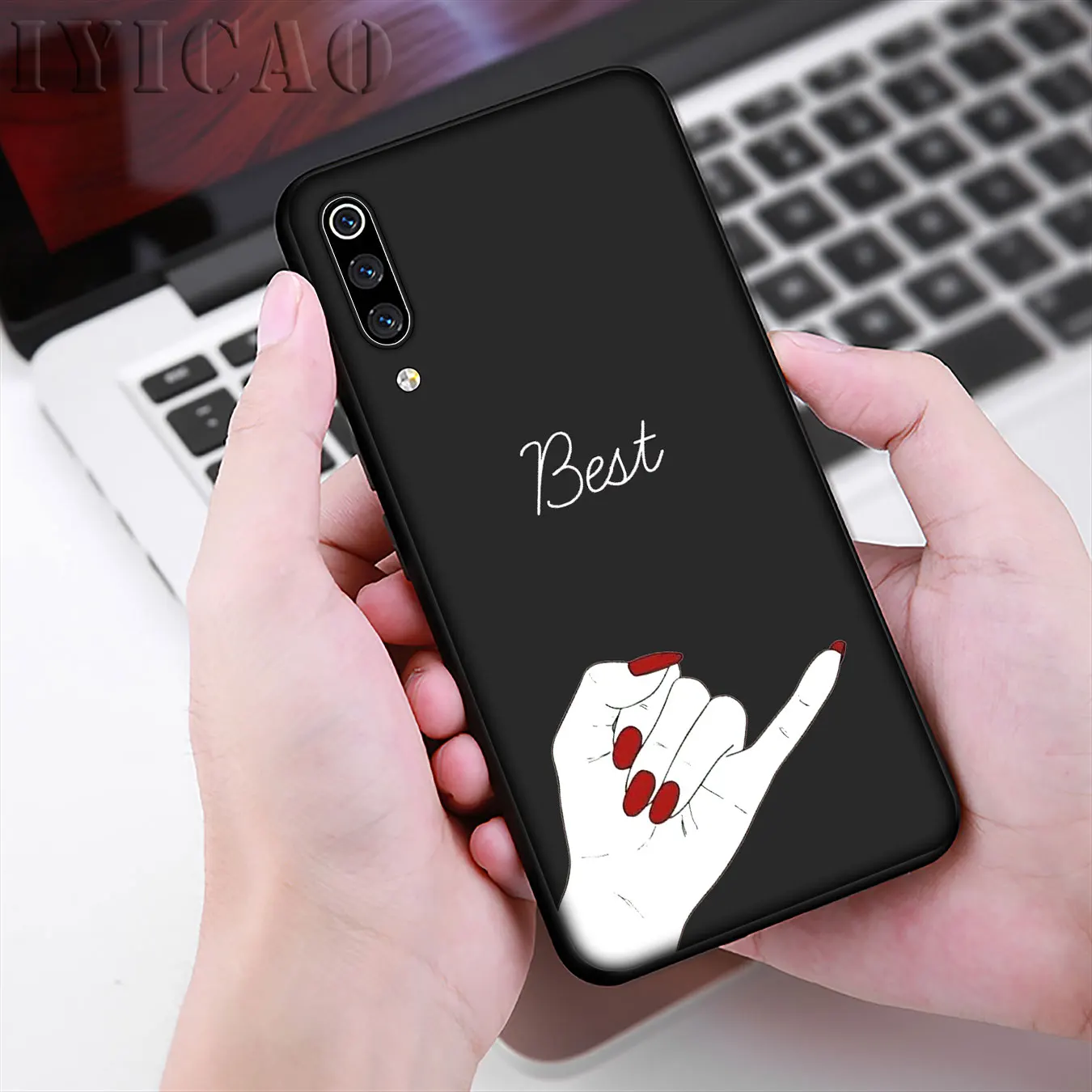 Мягкий чехол Love on the finger kpop heart для Xiaomi Mi 10 9 9T A3 Pro 8 SE A2 Lite A1 CC9 CC9E 6 pocophone f1 Mi10 |