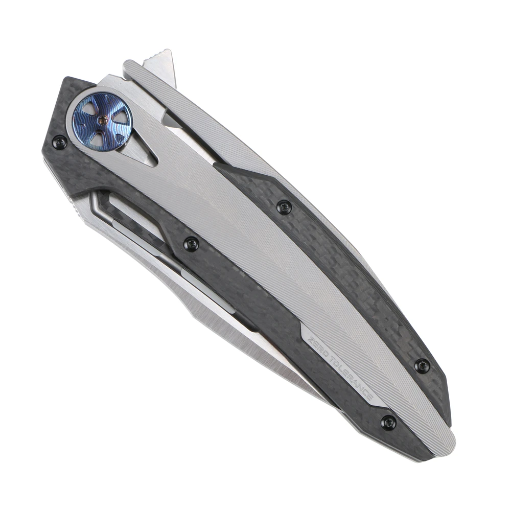 Новый складной нож ZT0999 M390 лезвие CF + ручка из титанового сплава тактические