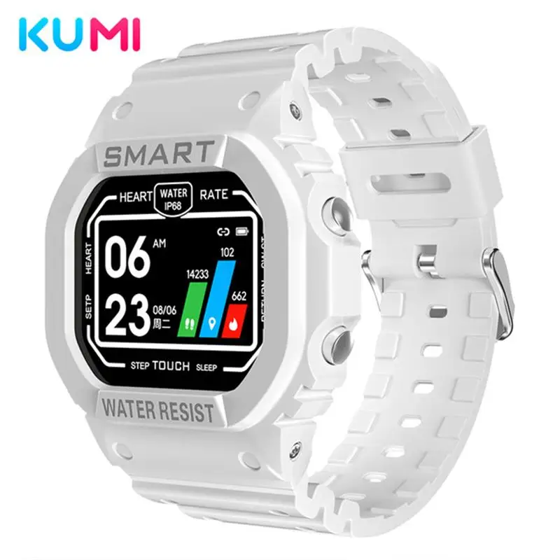 

KUMI U2 Smart Watch Bluetooth Fitness Tracker Heart Rate Monitor Wristband Men Women Sport Bracelet For Android IOS