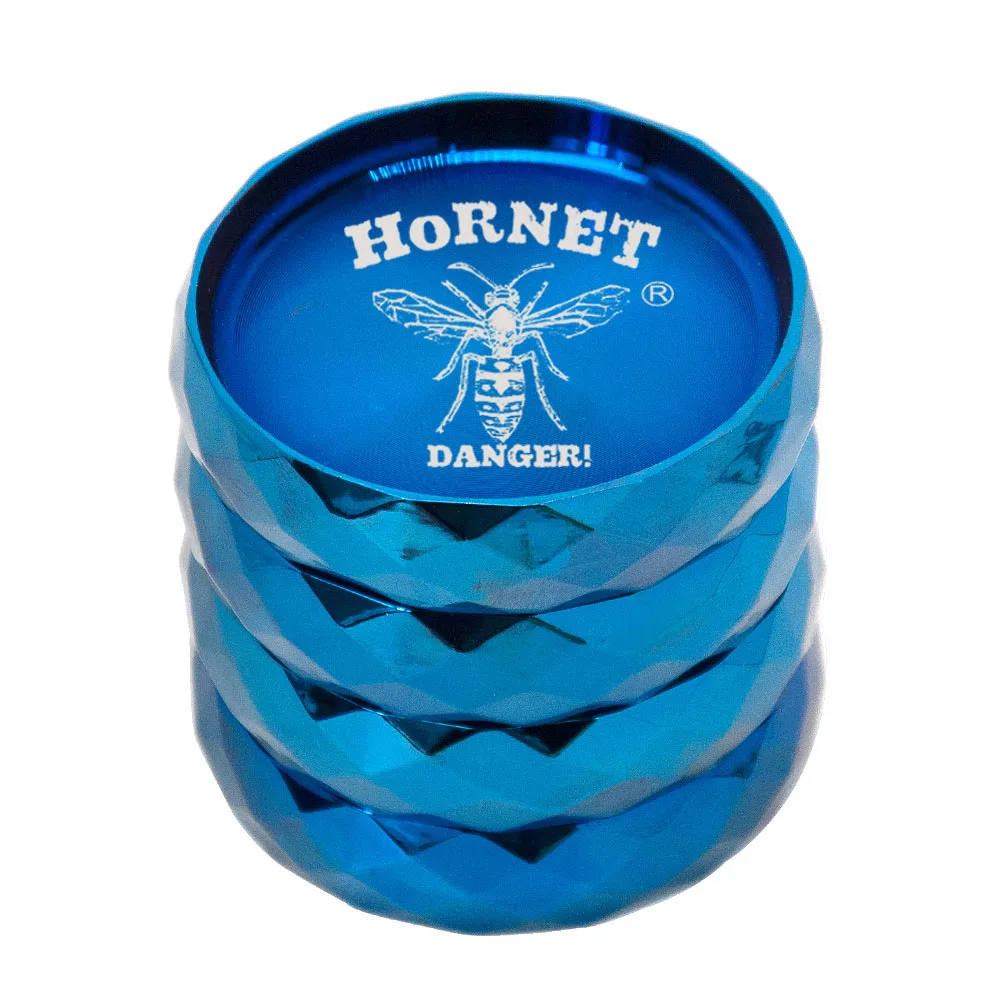 

HORNET 4 Layers 63mm Zinc Alloy Tobacco Herb GrinderÂ Diamond Shape Herbal Smoking Grinders Smoker Accessories