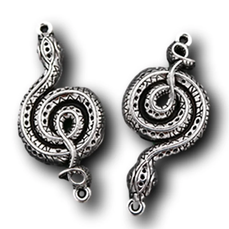 5 шт. посеребренные соединители для погремушек панк ожерелье браслет