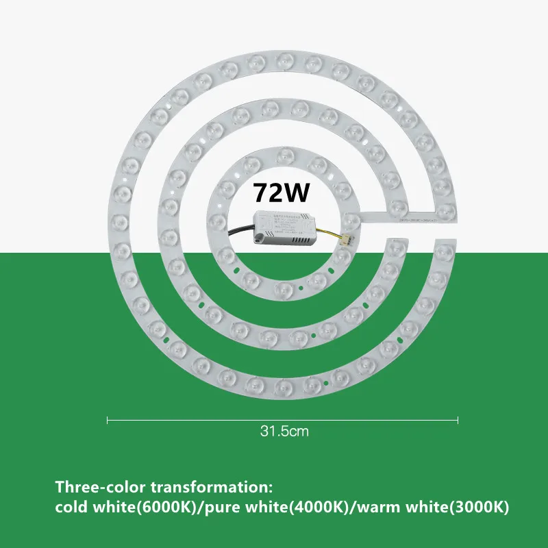 Светодиодный потолочная панель округлая круговой лампы модернизация 5730