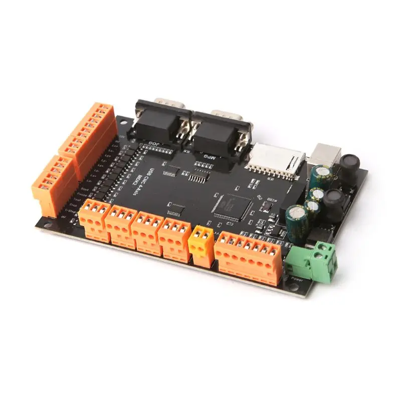 MDK2 ЧПУ USB 4 оси шагового двигателя контроллер Breakout плата с MPG интерфейс j6pdоптовая и Прямая поставка
