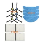 Тряпочка для робота-пылесоса ILIFE X750 V8S V80 V8c V85 V8e V8 Plus HEPA фильтр, боковая щетка