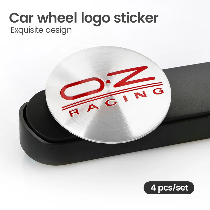4 шт. 56 мм OZ Racing Logo Центральная втулка колеса автомобиля Caps наклейка с эмблемой на