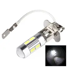 1 шт. 10SMD H3 светодиодный 5630 DC 12 В Дальний свет 360 градусов супер яркий противотуманный светильник белый для вождения автомобиля 1 шт. 10SMD H3 светодиодный 5630 DC 12 В Дальний свет 360 градусов супер яркий противотуманный светильник белый для вождения автомобиля