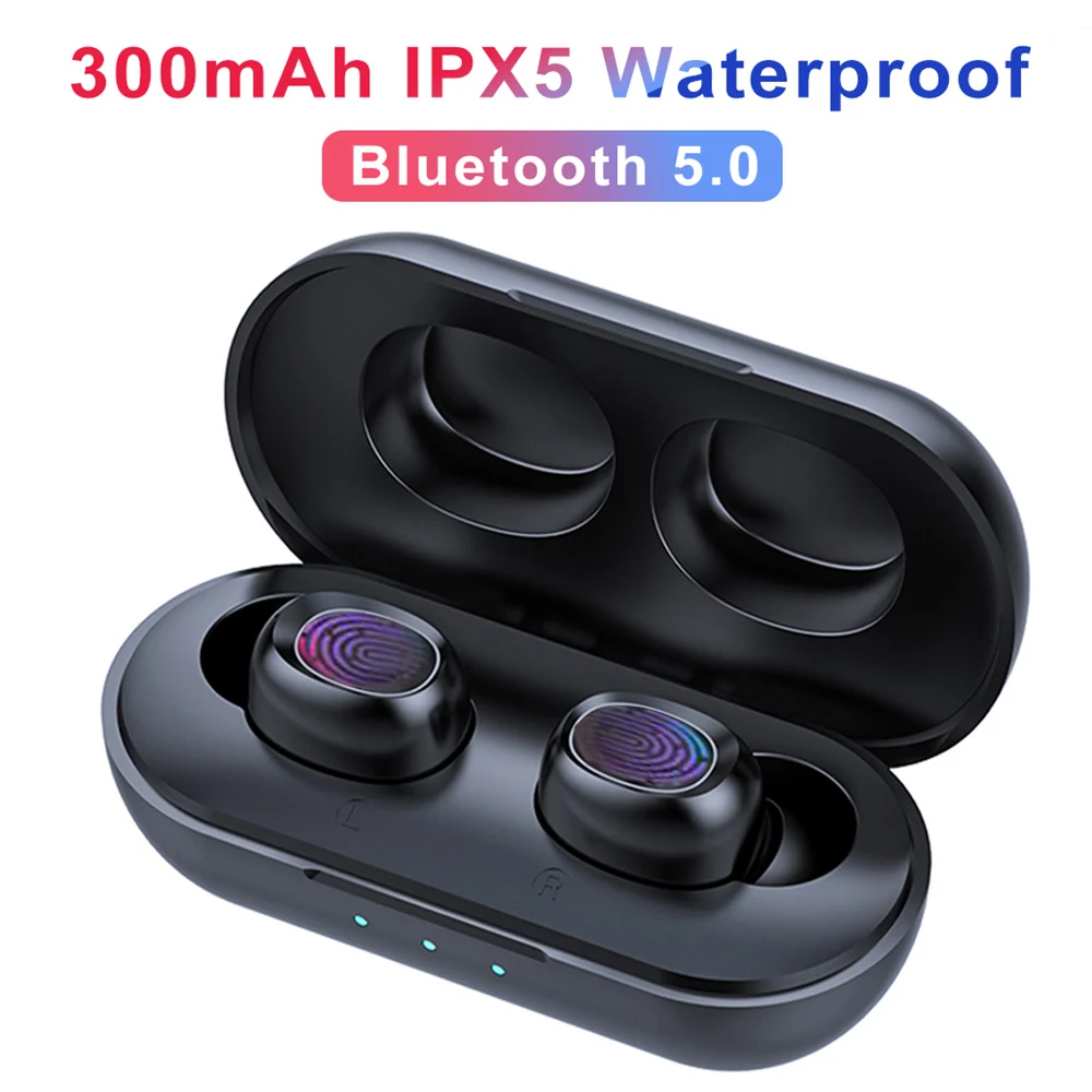 Сенсорные Bluetooth наушники с поддержкой беспроводной зарядки 3500 мАч IPX5 водонепроницаемая Спортивная игровая Музыкальная гарнитура умный дышащий светодиодный светильник - Цвет: A
