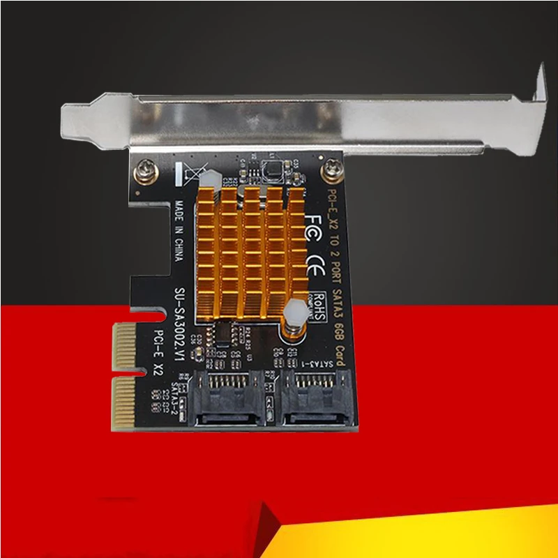Адаптер расширения для интерфейса SA3002 ASM1062 чип PCI E на SATA 3 0 6GSATA3.0|Платы расширения|