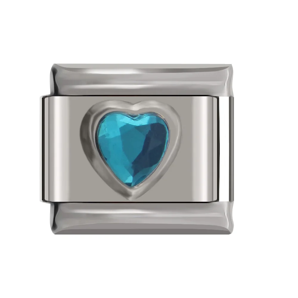 Итальянский шарм-браслет ширина 9 мм из нержавеющей стали | Украшения и