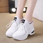 Массивные кроссовки, женская модная повседневная обувь, белые кроссовки на танкетке, женские тренировочные кроссовки на платформе, женская обувь 2022